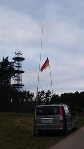 I-Max aufgebaut nur noch nicht auf 6 m. hochgeschoben